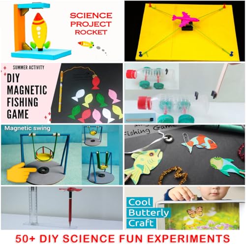 Image of Kit4Curious Magnetic Levitating Pencil School Project Model + 50 DIY Science Physics Fun Experiments kit