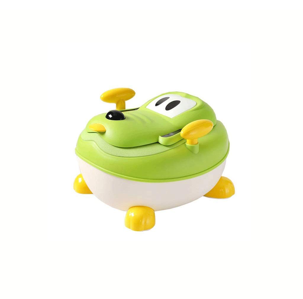 Pack Potty Potty Party per Bambino WC Potty Training Sedile, Neonata Bambino Bambino Toilette Piccolo Bagno Sedile WC Bambini Boy Secchio di urina Toilette da urina (Verde) (Color : Green)