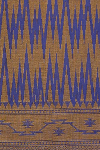 Image of Pothys Women's Blue Mau Cotton Saree With Blouse Piece (A2770 Blue)