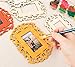 12 Pack Unfinished Wooden Picture Frames for Crafts and DIY Ornaments for Christmas Tree, Includes Jute Rope (4.3 x 5.8 x 0.1 In)