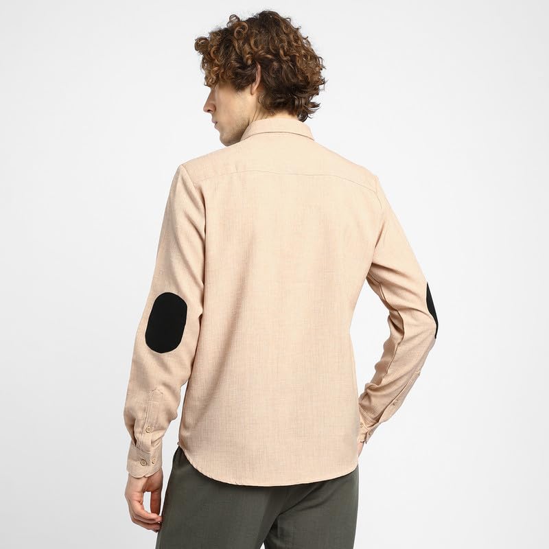 Image of CAHOOT Men's Shacket for Casual Wear | Spread Collar | Long Sleeve | Button Closure | Overshirt /Shacket Crafted with Comfort Fit for Everyday Wear
