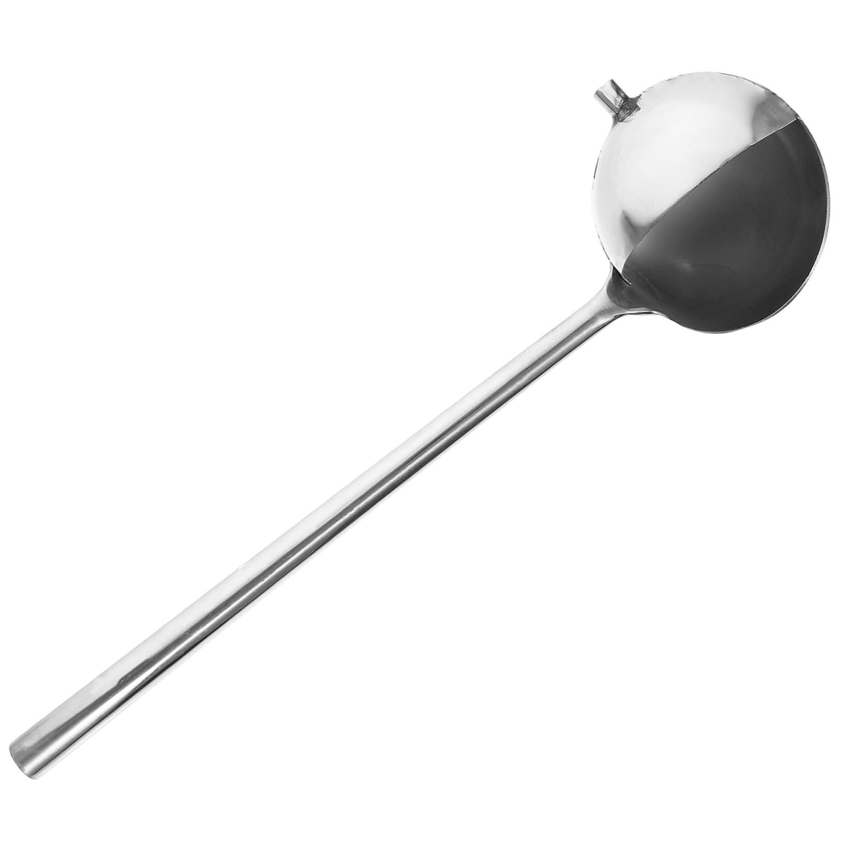 SOLUSTRE Stainless Gravy Ladle Long Handle Sauce Spoon for Easy Pouring Great for Soup Dessert Sauces