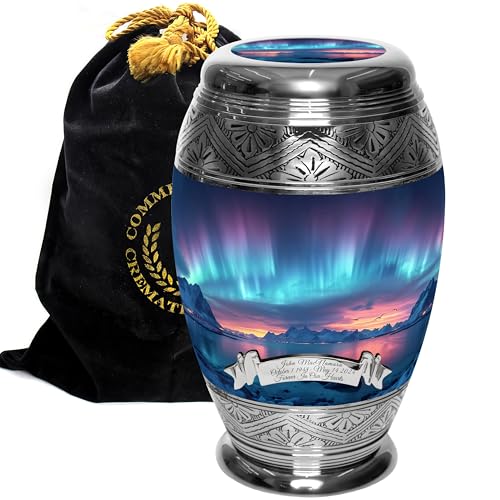 Image of Northern Aurora Cremation Urns for Human Ashes Adult Female Urns for Ashes