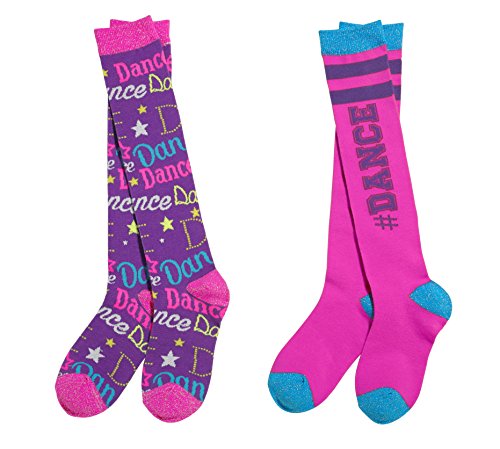 3C4G Three Cheers For Girls Dance Dancer Knee High Socks - 2 Pairs
