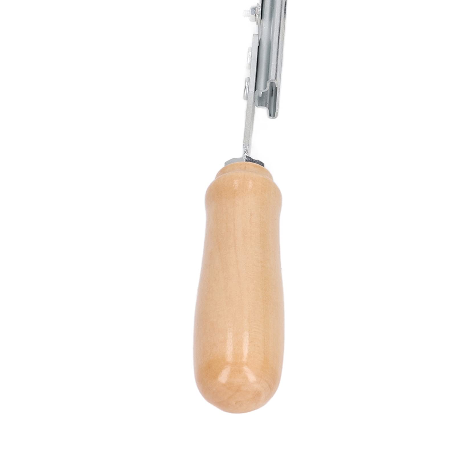 Generic Strumento per Tappeti Artistici a velocità Manuale per Macchina per Trapuntatura per Amanti del Fai da Te Manico in Legno di Faggio in Acciaio Inossidabile per Decorazioni per la Casa