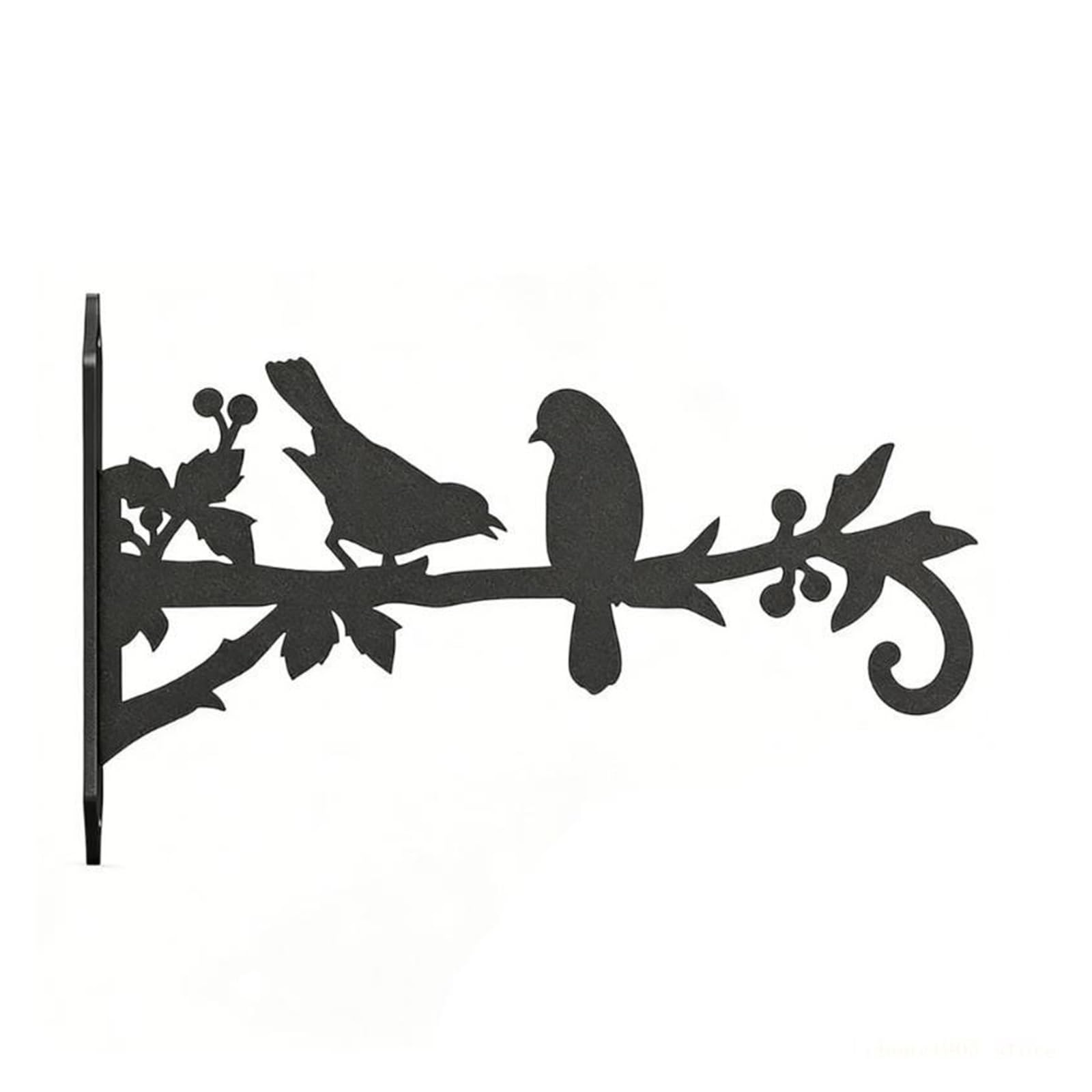 YUPLIODSX Hanging Basket Bracket Heavy Duty Garden Hanging Brackets Featuring Delicate Bird for Plant Pots(Pair of Birds)