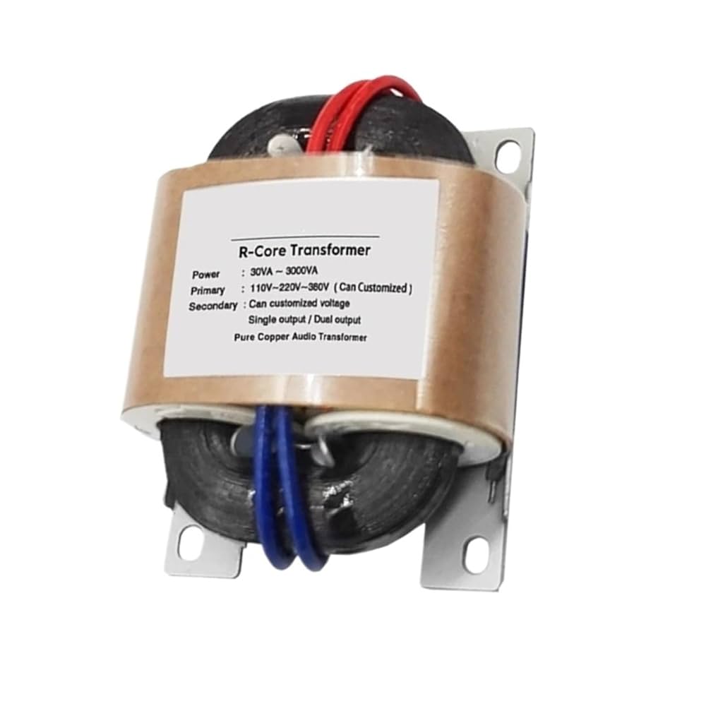 Amazon.co.jp: 30W Rコア電源トランス、出力AC9V 12V 15V 18V