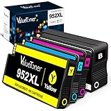 Valuetoner Remanufactured Ink Cartridges Replacement for HP 952 XL 952XL High Yield for OfficeJet Pro 8710 8720 7740 8740 7720 8715 8702 Printer (1 Black,1 Cyan,1 Magenta,1 Yellow, 4 Pack)