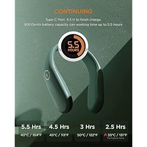 ICEBIRDS Neck Warmer Rechargeable,2021 New Technology Hanging Heating Pad for Neck,8000mAh Portable Charger Power Bank, 4 Heat Settings, Heat Therapy Great for Indoor, Outdoor Sports, Warm Gifts ICEBIRDS Neck Warmer Rechargeable2021 New Technology Hanging Heating Pad for Neck8000mAh Portable Charger Power Bank 4 Heat Settings Heat Therapy Great for Indoor Outdoor Sports Warm Gifts