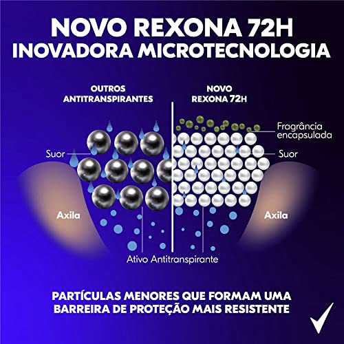Desodorante Antitranspirante Aerosol Rexona Torcedor Fanático 150ml (A embalagem pode variar)
