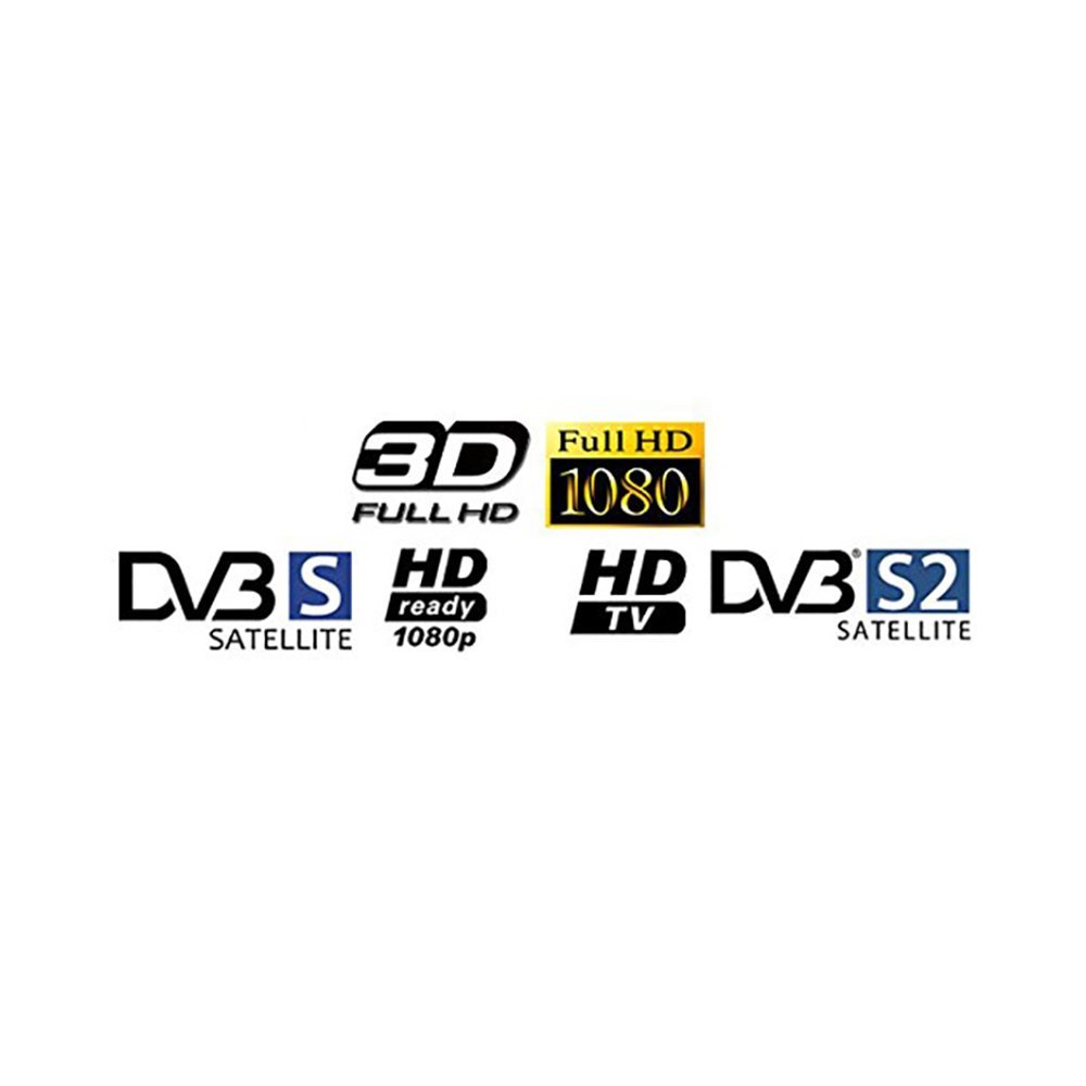HB Digital 4 Teilnehmer Set - Dur-Line Select ALU SAT Anlage 75/80cm Spiegel Schüssel Hellgrau + Quad LNB Weiß Full HD 3D Ultra HD (UHD) Signale auf bis zu 4 Receiver + 8 Stecker Gratis dazu im Set