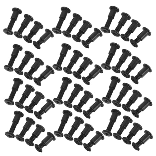 CIYODO 170 Piece Set Cabinet Joints Connectors Screws for Furniture Easy to Install Steel Bolts