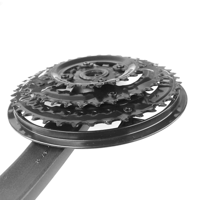 Guarnitura MTB 7/8/9 velocità MTB. Crankset della Bicicletta 24-34-42t Set di Avvitatore for Biciclette 170mm Plate Dentello Dente Bike Pignone