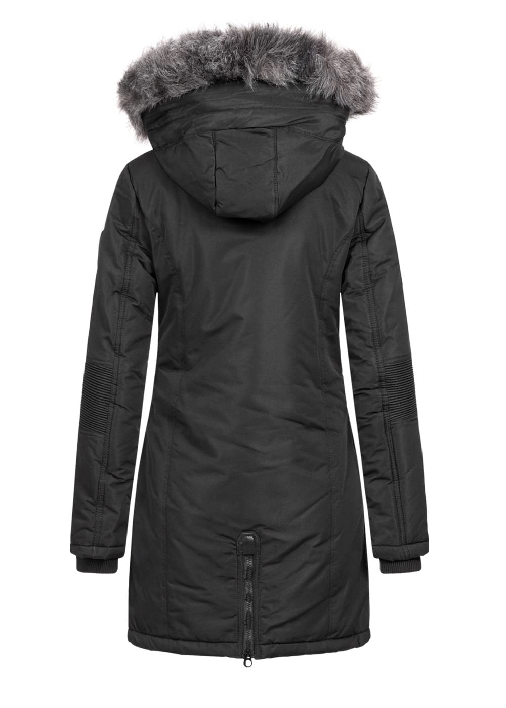 Geographical Norway Coraly Lady Parka Mujer Otoño Invierno Cálido Abrigo Capucha Chaqueta A Prueba De Viento