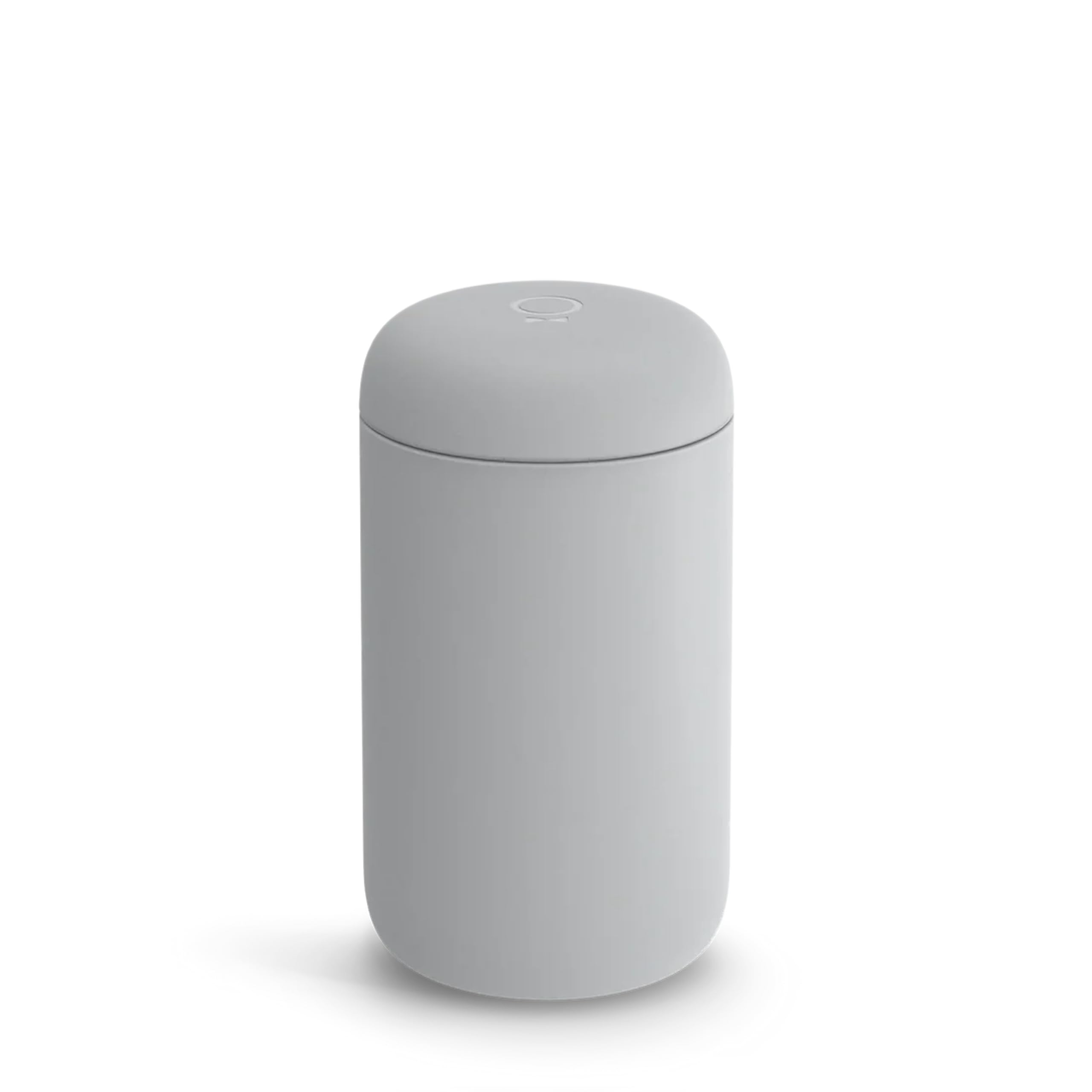 Fellow Carter Everywhere Travel Mug - Wide Mouth Vacuum-Insulated Stainless Steel Coffee and Tea Tumbler with Ceramic Interior, Matte Grey, 16 oz Cup