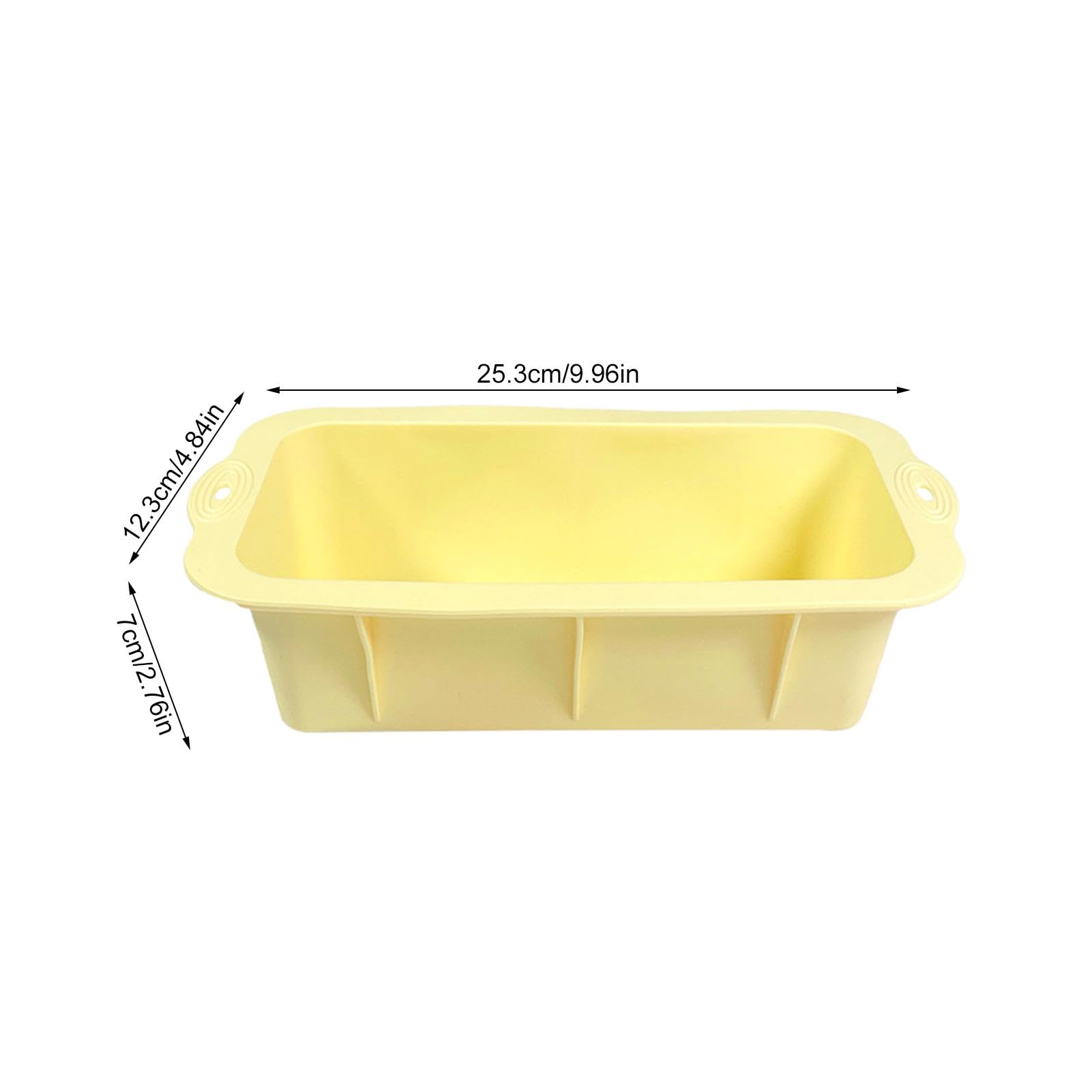 Padelle per torta rettangolari in silicone antiaderenti con mini