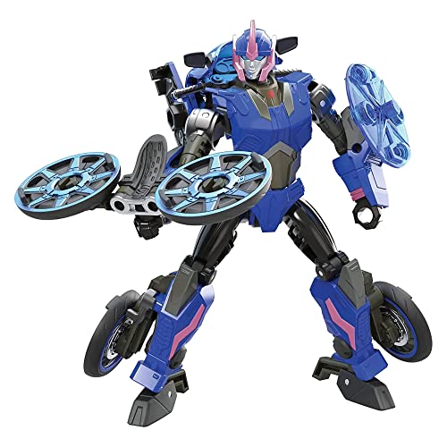 transformers toys generations legacy deluxe prime universe arcee action figure - kids ages 8 and up, 5.5-inch