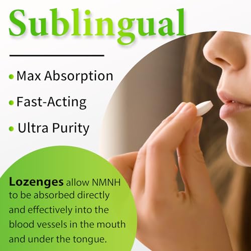 Ursinquil ML-UR-NM-NH-1P-FM Sublingual Nmnh 500Mg (Dihydronicotinamide Mononucleotide) (120 Servings, Nmnh 500Mg Per Serving) Nad Supplement To Boost Nad Levels As We Age thumb #8