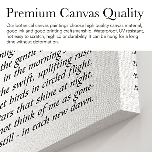 Evxid Native American Prayer Quote Canvas Poster Painting Wall Art, I Give You This One Thought To Keep Print Artwork Framed Ready To Hang For Home Office Decor 12 X 15 Inch #TOP2