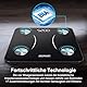 INSMART Personenwaage Digital, Waage personen mit Bluetooth, Körperfettwaage für BMI, Gewicht, Körperfett, Pulsschlag, Muskelmasse, Wasser, Protein, Skelettmuskel, Knochengewicht, BMR, usw.
