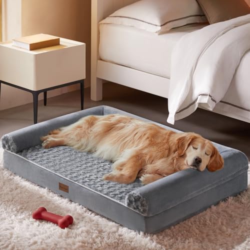 BFPETHOME Dog Beds for Large Dogs, Orthopedic Dog Bed for Medium Large Dogs,Big Waterproof Couch Pet...