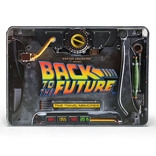 Doctor Collector Kit de Bienvenida Regreso al Futuro, Edición de Colección Oficial con Accesorios exclusivos en Caja de Metal