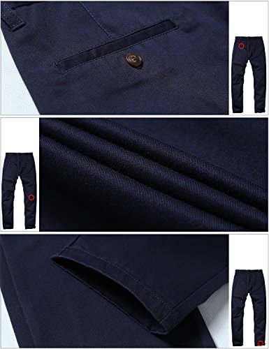 Image of Match Men's Regular Fit Comfort Stretch Casual Chino Pants