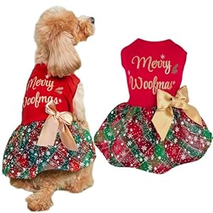 Disfraz Perro Navidad, Lindo Disfraz Navidad Perro, Disfraz De Encaje De Traje Navidad Perro, Disfraz CláSico De Navidad Para Perro A Cuadros Con Lazo, Disfraces NavideñOs Para Perros Y Gatos PequeñOs