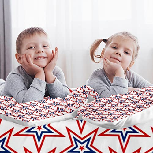 Parure de lit réversible motif étoiles avec housse de couette