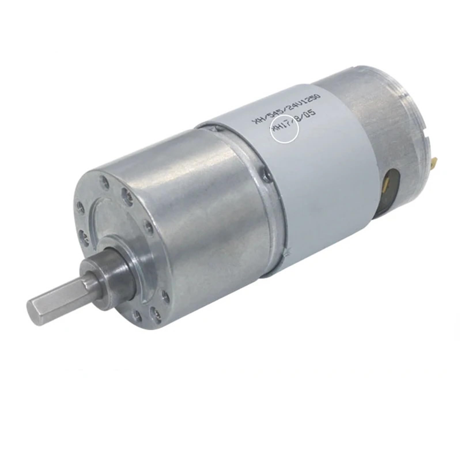 Elektromotor DC Getriebemotor,DC Motor JGB37-545 DC 12 V 24 Getriebemotor mit hohem Drehmoment, Ganzmetallgehäuse, elektrisch, 8/12/23/37/47/70/110/200/330/625/1000 U/min(With bracket,24V 200RPM)