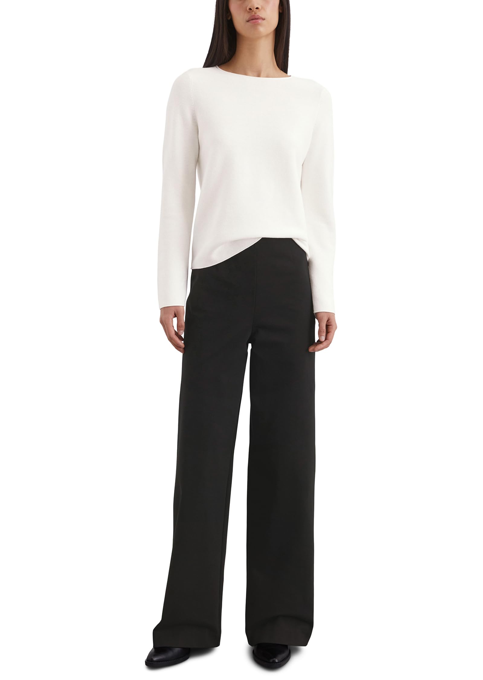 Marc O'Polo Damen Pullover aus Bio-Baumwolle Slim Fit