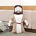 Bambole di peluche di Gesù farcito in peluche, cuscino cattolico, per bambini adolescenti (50 x 28 cm)