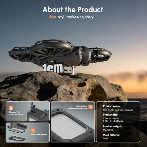 Image of STARTRC Neo 2 Lighted Landing Gear,Night Lighting /Increase Height for DJI Neo 2 Accessories