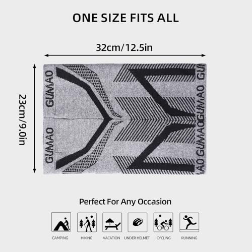 Image of Winter Neck Gaiter Warmer Scarf Cold Weather Windproof Face Mask for Man & Women - Ski Mask for Outdoor Sports