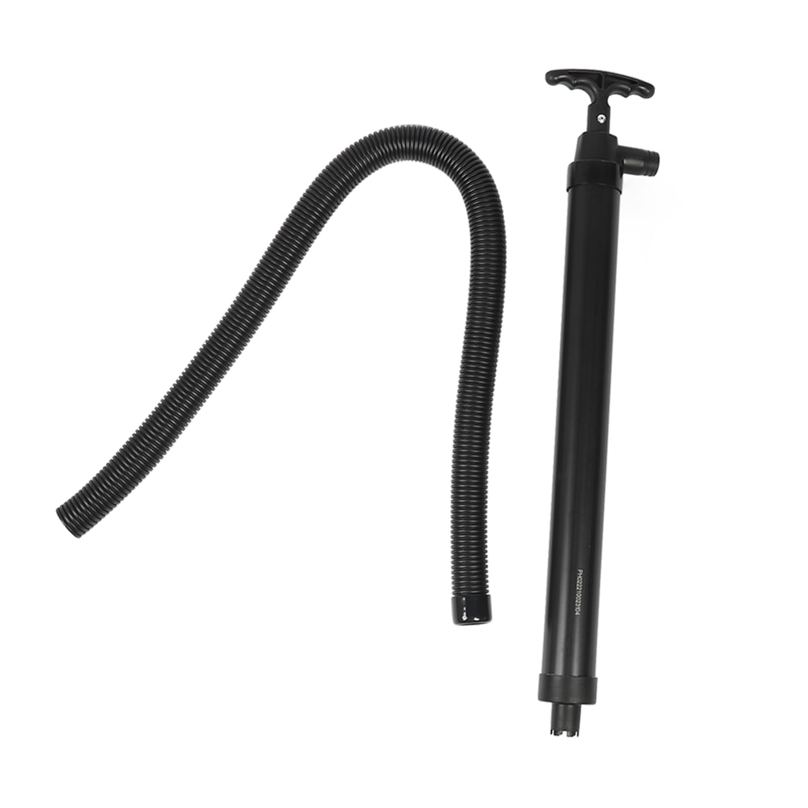 Manuelle Wasserpumpe, Schlauch, Hocheffiziente Manuelle Bilgenpumpe, Multifunktional, Bequemer Griff, Verschleißfest, Ergonomisch für Yachten, Kajaks (BLACK)