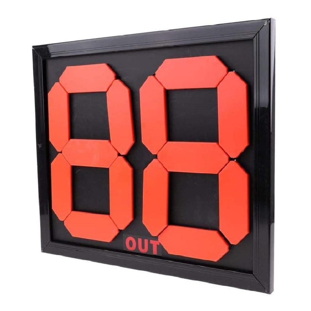 Trade Shop - Tabellone per Sostituzione Manuale Portatile Arbitro Partita Calcio Display