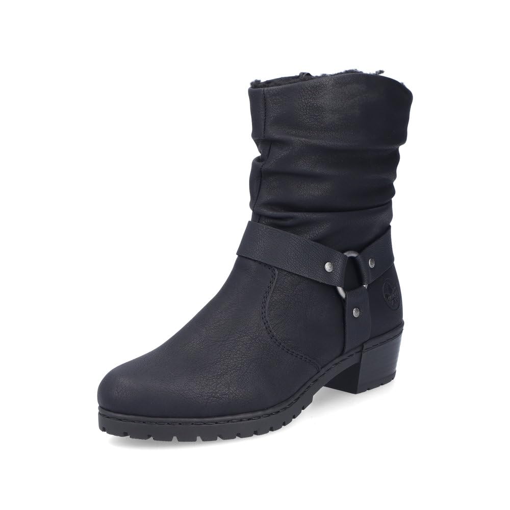 Rieker Women's Classic Ankle Boots Y1760, Women's Ankle Boots, Black 00, 3.5 UK