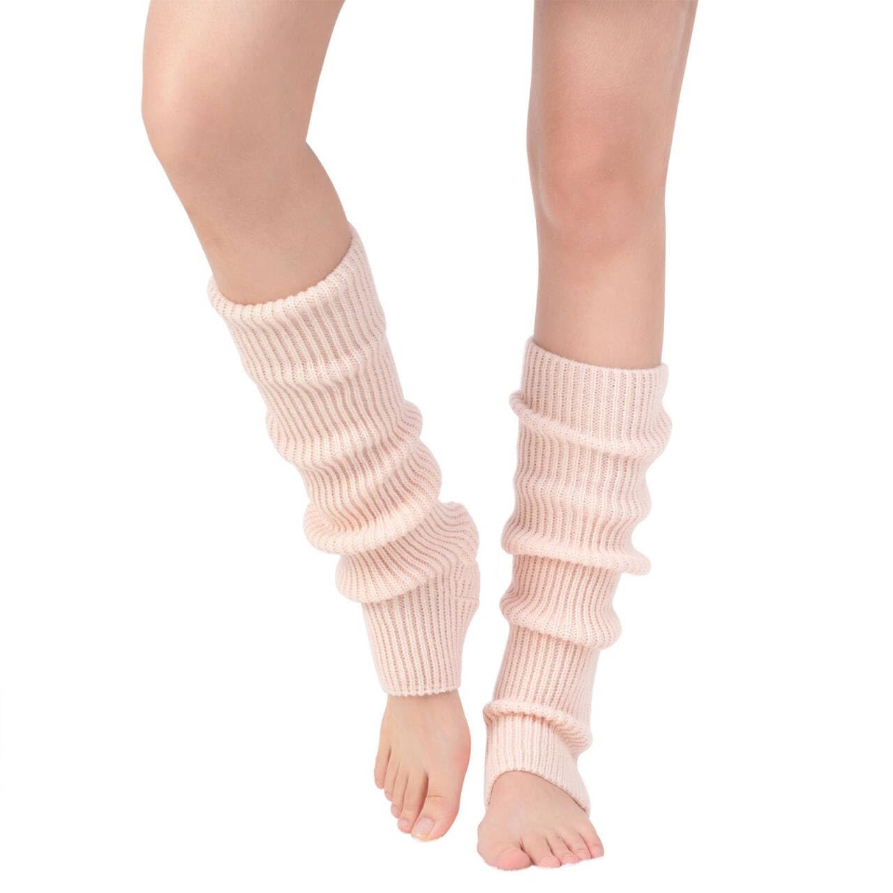 Leg warmers for girls Knitted Stirrup Leg Warmers for women Winter Extra Soft long leg warmers for Yoga