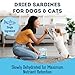 The Granville Island Pet Treatery Sardines for Dogs & Sardines for Cats (3.17 oz, Pack of 1) - Dehydrated Single Ingredient Dog Treats - All Natural Dog Treats, Grain Free – Dog Training Treats