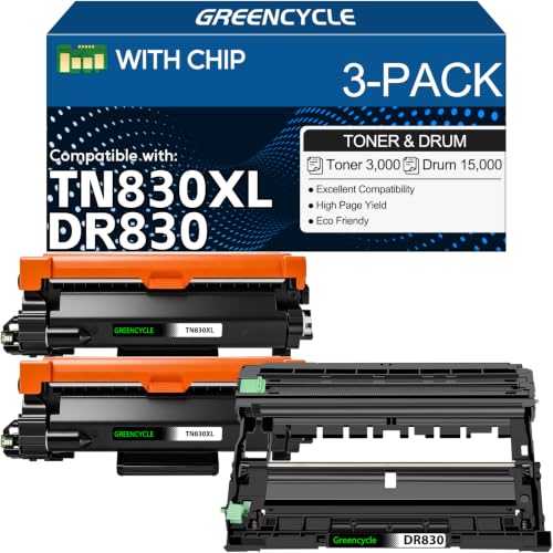 Toner TN830XL et tambour DR830 : finissez-en avec les impressions pâles