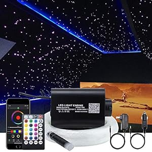16W Fiber Optic Light Ceiling Kit