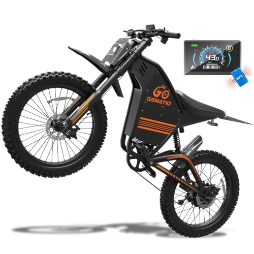 6000W/2500W/2000W Electric Bike for Adults & Teens, 30MPH-43MPH Fast eBike with 60V 35AH/52V 25Ah/48V 20Ah/15Ah Long Range Battery, SGS/TÜV Certified, All Terrain Fat Tire E Bike for 5'2"-6'8" Riders image 5