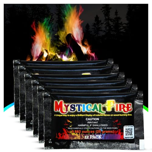 Mystical Fire Color Changing Packets Colorful Fire Changer Packets 12pk
