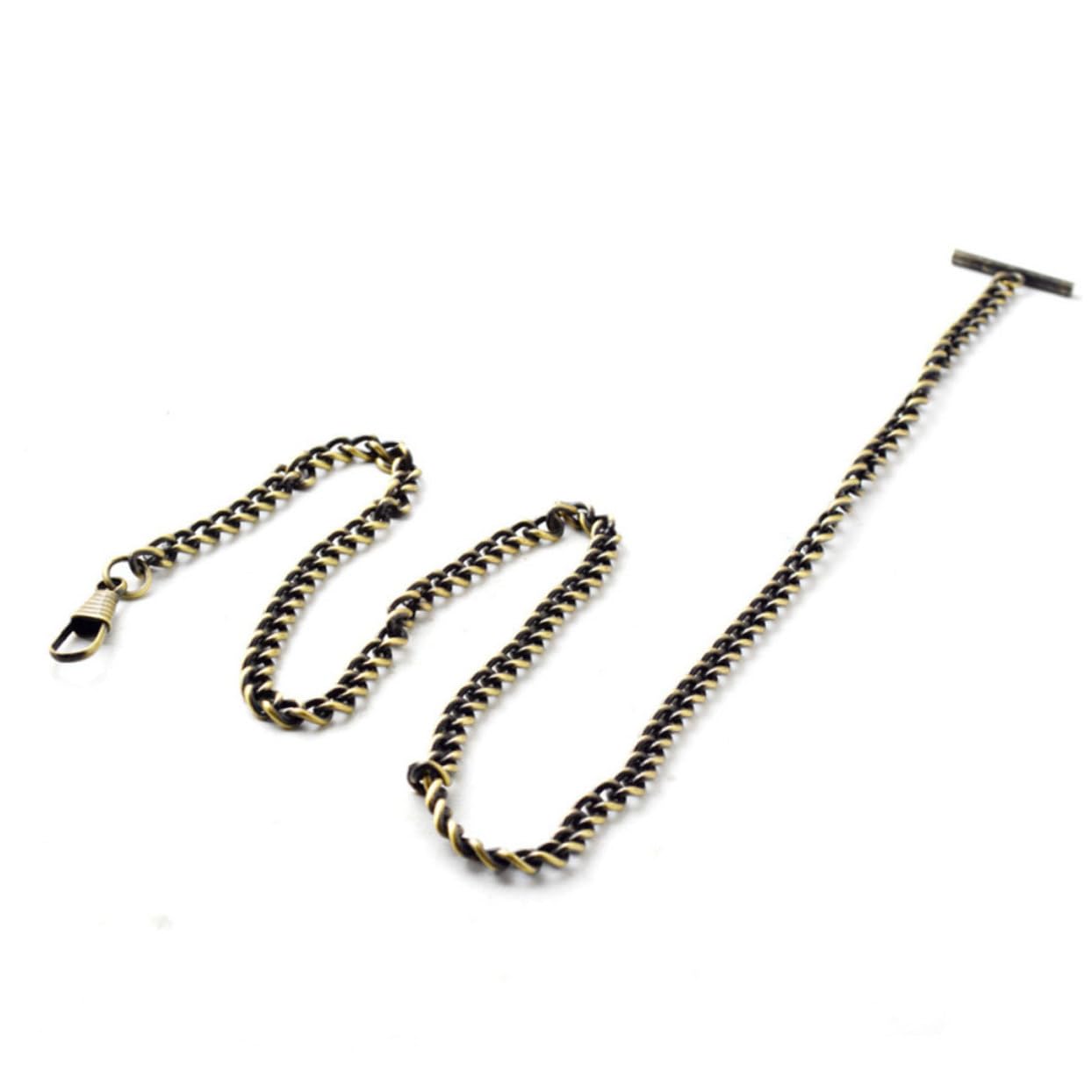 GALPADA 6pezzi Catena Per Orologio Da Tasca Metallo Catena T-shape Per Jeans Accessori Per Abbigliamento Design Vintage Bronzo e Pratica e Durevole