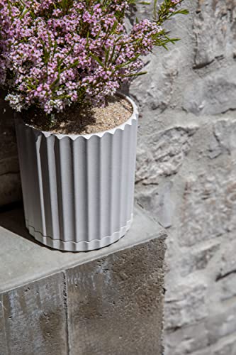 Image of Veradek Demi Series Demi 6 inch Planter w /Tray, White