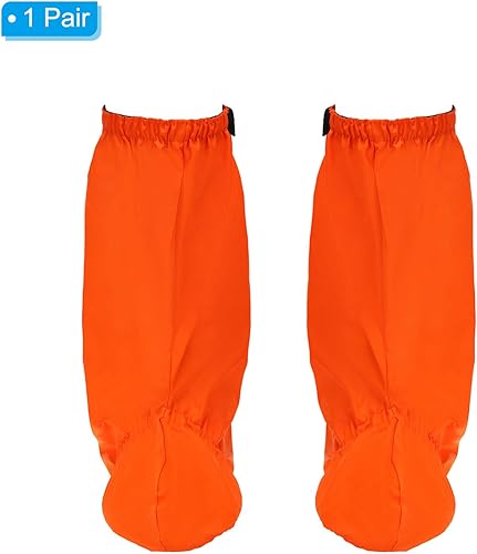 Miniatura 3 de PATIKIL Cubiertas impermeables para zapatos, cubierta de zapatos de lluvia con cremallera, cubiertas para botas de nieve, sobrezapatos para