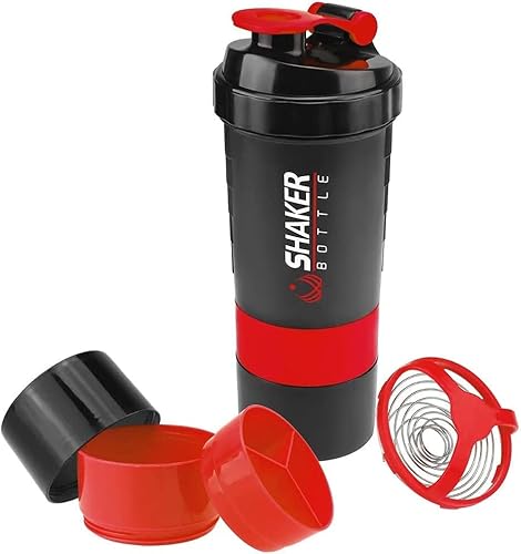 VIGIND Bottiglia shaker per proteine, per sport, a...