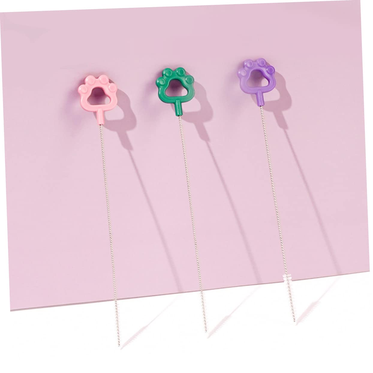 MAGICLULU 3 Set Di Spazzole Per La Pulizia Della Cannuccia Del Biberon Kit Di Spazzole Per La Pulizia Della Cannuccia Multiuso 12 Pezzi*3
