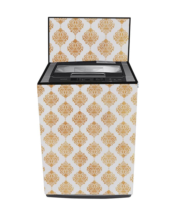 Image of Fully Automatic Top Load Washing Machine Cover Suitable For Samsung, Lg, Godrej, Whirlpool 6.5Kg, 7Kg, 7.5Kg, 8Kg, 9Kg, 10Kg, 11Kg ( 58Dx60Wx94H ), Waterproof Cover, Dmas Design .