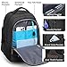 DUSLANG Anti-Theft Laptop Backpack, Black, 15.6-14-13 Inch Laptop Sleeve, USB Charging Port